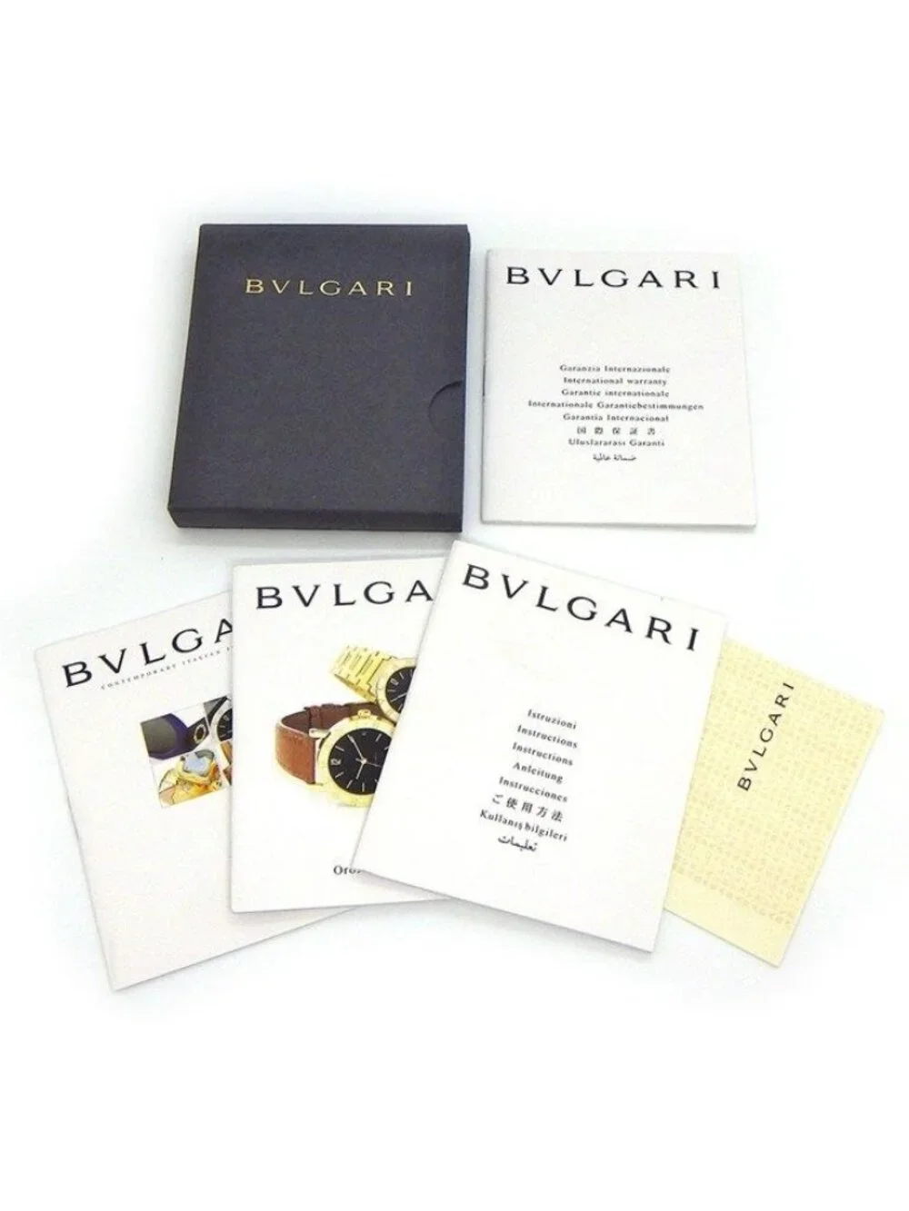 Bvlgari Watch Black Dial Date SS Quartz Analog